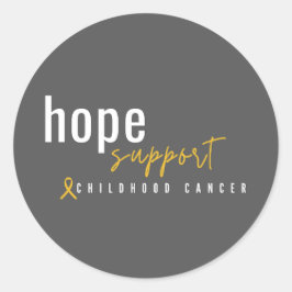 pegatinas y etiquetas de esperanza de cáncer infan