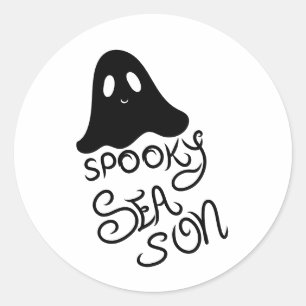Pegatinas y etiquetas de Halloween de la temporada