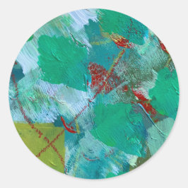 Pegatinas y focas en el diseño de mármol