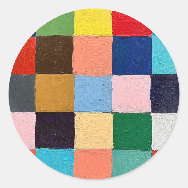 Pegatinas y focas en el diseño de plazas funky (Anverso)