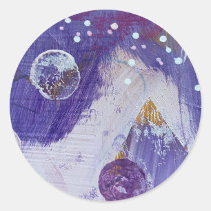 Pegatinas y sellos en diseño de Moon Mountain