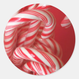 Pegatinas y Sellos para sobres de Candy Cane Holid