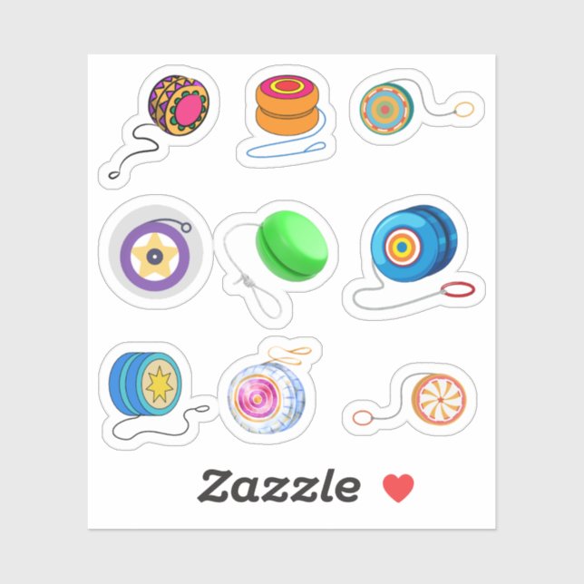 Pegatinas Yo Yo Yo (Hoja)