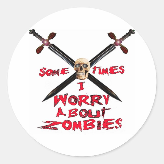 Pegatinas zombi (Anverso)