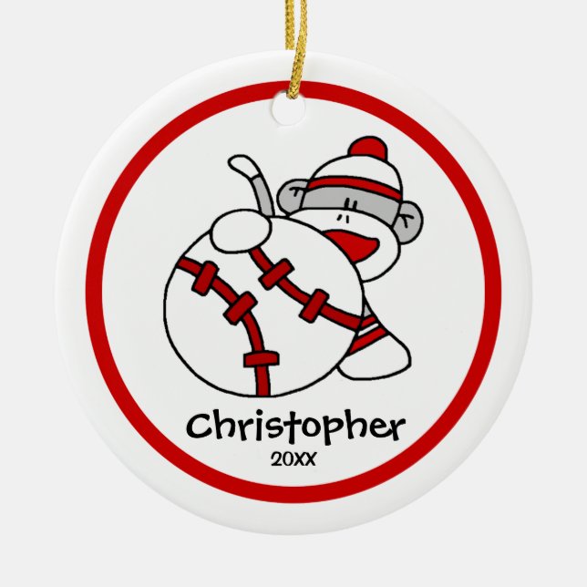 Pegue ornamento del navidad de s del muchacho del (Frente)