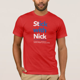 "Pegúese con la camiseta unisex de Nick" American