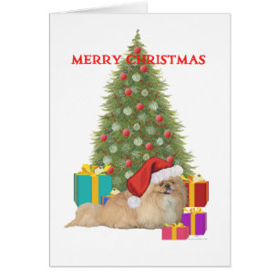 Pekingese Feliz Navidad