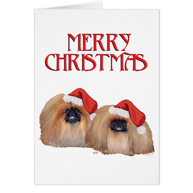 Pekingese Navidad (Frente)