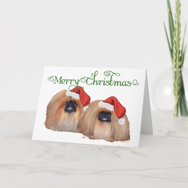 Pekingese Navidad (Anverso)