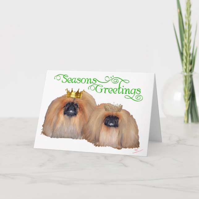 Pekingese Navidad (Anverso)