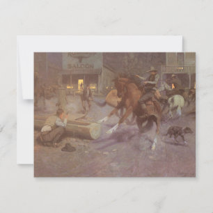 Pelea en Roundup Saloon por Bill Gollings