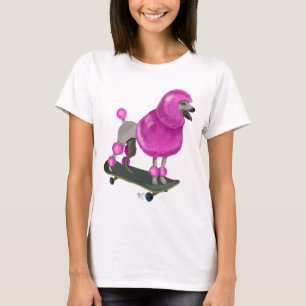 Pelele rosa y patineta