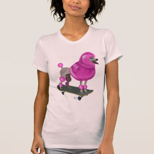 Pelele rosa y patineta