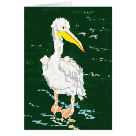 Pelican disfrutando de la vida solitaria