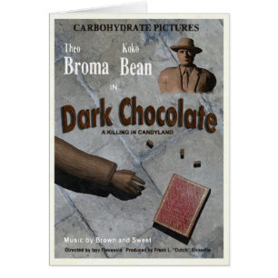 Película de chocolate oscuro