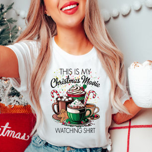 Película de navidades viendo camiseta