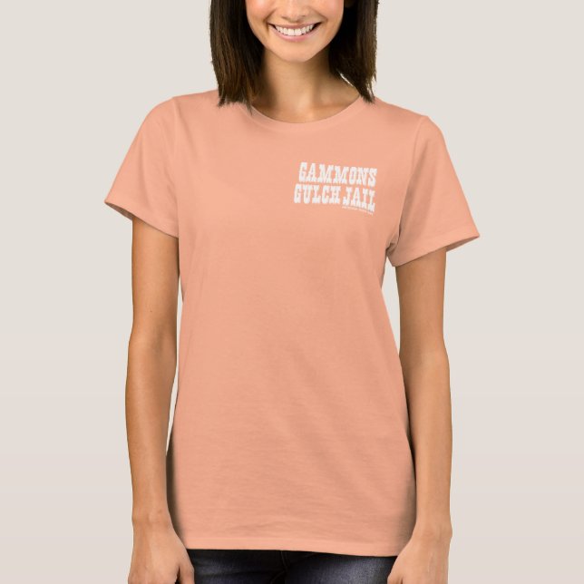 Película Gammons Gulch arroja camiseta femenina (Anverso)