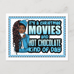 Película navidad Chocolate negro Melanina mujeres