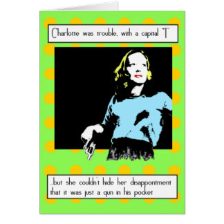 Película Noir: Chica con el arma (arte pop)