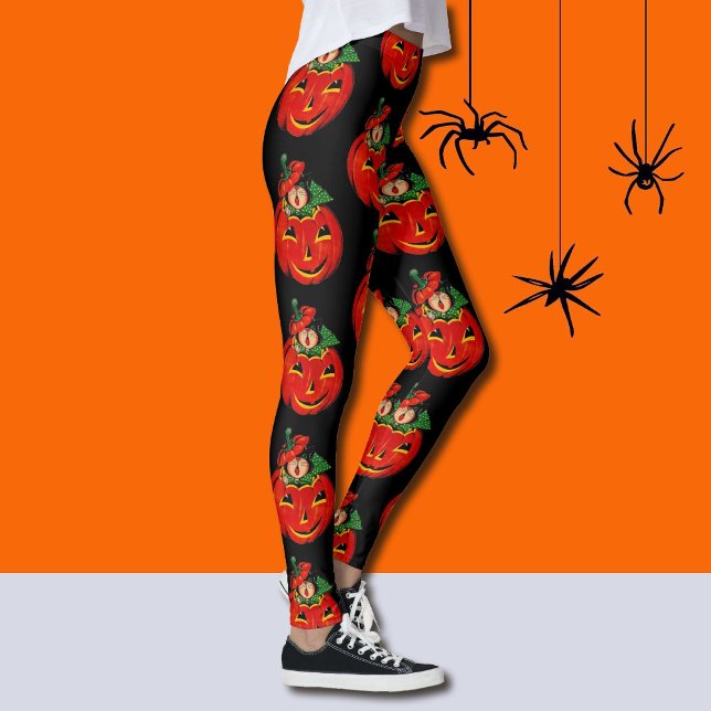 Películas de Halloween Leggings calabazas Naranjas (Subido por el creador)