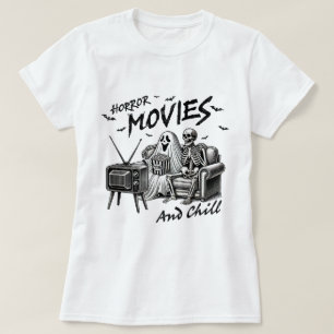 Películas de terror y diseño de camisetas de Hallo