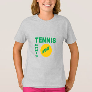 Películas gris de camiseta DISEÑAR DEPORTE DE TENI