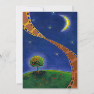 Películas nocturnas de arte divertido pintando par