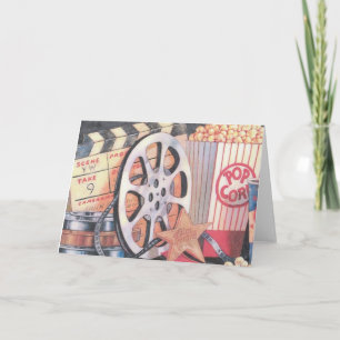 Películas, Palomitas de maíz, Tarjeta de saludo de
