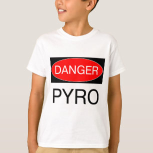 Peligro - Bolsa para camisetas de Pyro-Funny