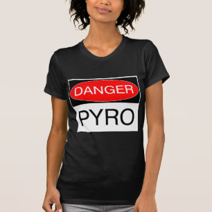 Peligro - Bolsa para camisetas de Pyro-Funny