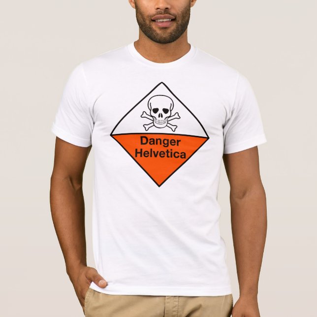 Peligro: Camisa Helvética (Anverso)