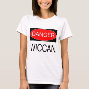 Peligro - Camiseta Divertida de Bruja Wiccan Sombr