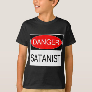 Peligro - Camiseta Divertida Satanista Taza Sombre