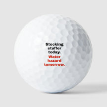 Peligro de Agua Mañana: Bolas de Golf Divertidas