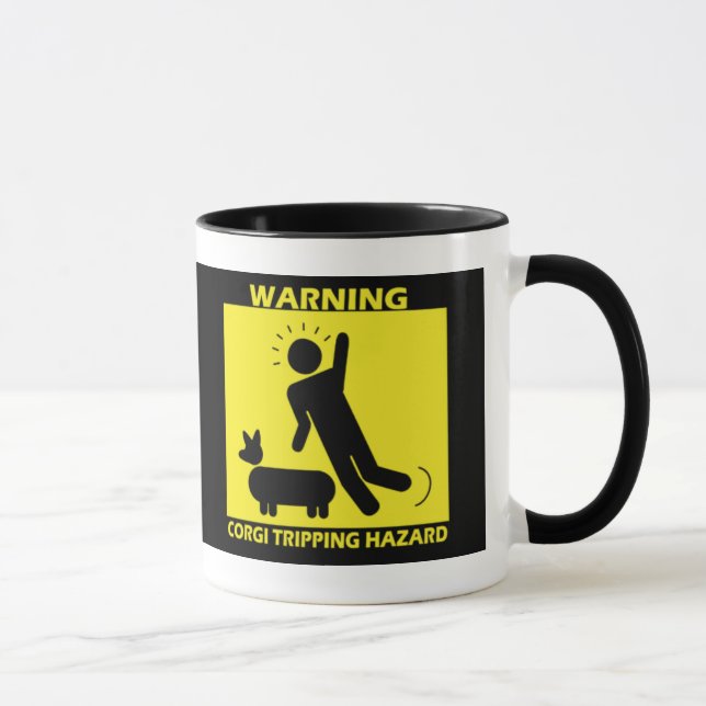 Peligro que dispara - taza del Corgi (Derecha)