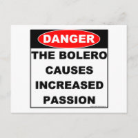 Peligros de la postal Bolero