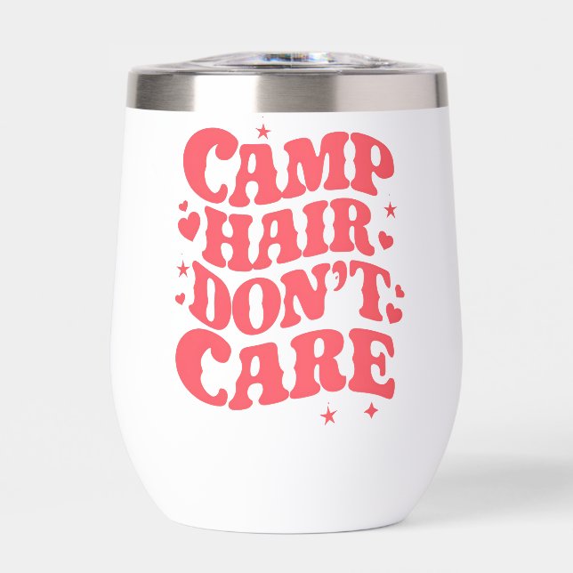 Pelo de campamento no importa chicas de camping de (Frente)