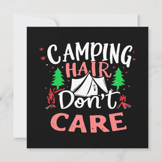 Pelo de Camping No Me Importa Divertido (Anverso)