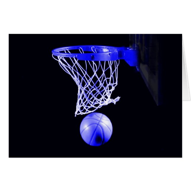 pelota de baloncesto azul (Anverso (Horizontal))