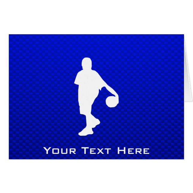 Pelota de baloncesto azul (Anverso (Horizontal))