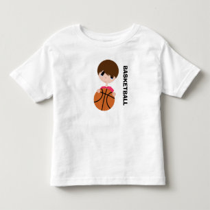PELOTA DE BALONCESTO! Camiseta con punto de jersey