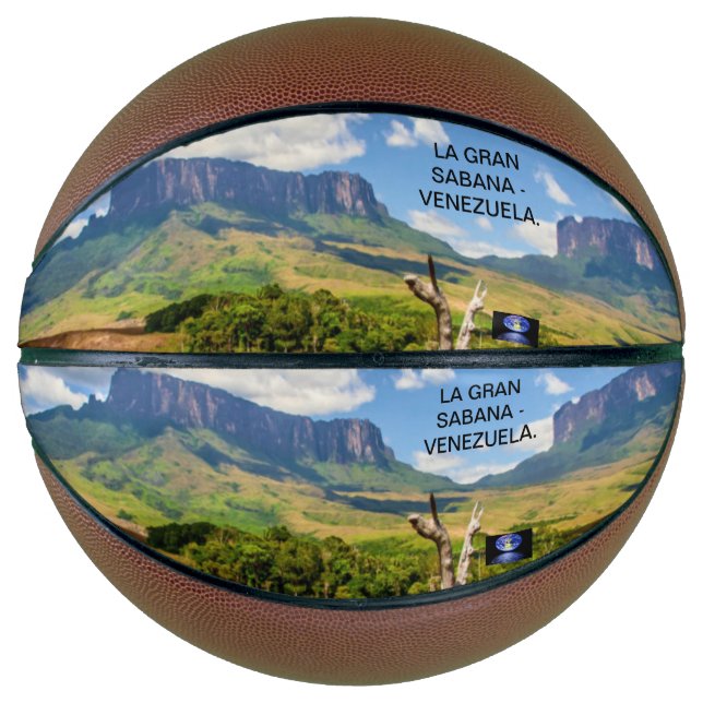 Pelota de baloncesto de la Gran Sabana. (Anverso)