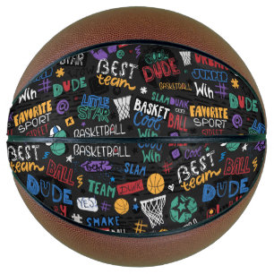 Pelota de baloncesto de tamaño natural personaliza