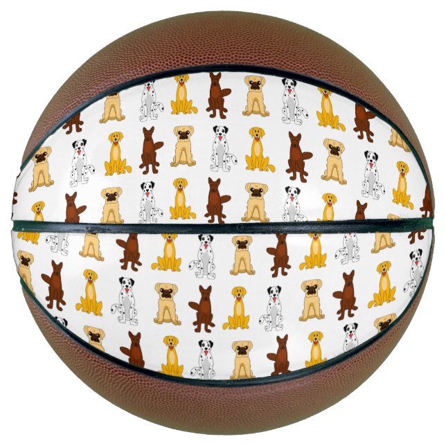 Pelota de baloncesto de tamaño natural personaliza (Anverso)