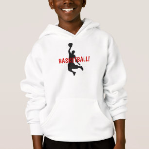 Pelota de baloncesto! Hoodie del niño