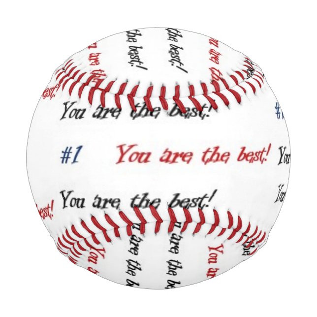 Pelota De Béisbol #1 Eres lo mejor (Anverso)