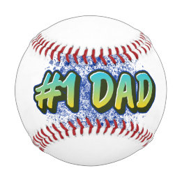 PELOTA DE BÉISBOL #1 GRAFFITI DAD INSPIRADO