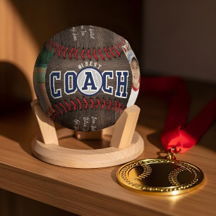 Pelota De Béisbol #1 Mejor Roster del Equipo de Fotografía del Coach