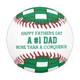 Pelota De Béisbol #1 NÚMERO 1 BANDERA NIGERIA del Día del Padre PADR