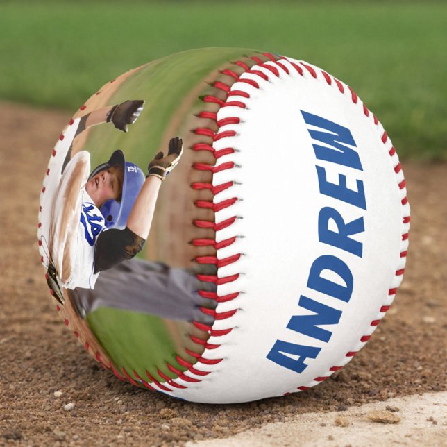 Pelota De Béisbol 2 Foto Nombre de Béisbol Número de Equipo Blanco A (Subido por el creador)